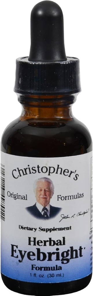 Christopher 's Original Formulas Herbal Eyebright, 1 fl oz - Natural Eye Wellness