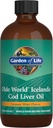 Have of Life Olde World Islandsk torsk lever olie væske - Lemon Mint Flavor - 1.000mg Omega 3 Fish Oil, Fedtsyrer, EPA, DHA, Vitamin D & A, CLO Kosttilskud til jord sundhed, 47 Servering