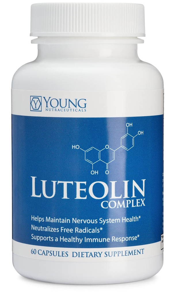 Miraca YoungNutra Luteolin Complex - Understøtter en sund immunrespons og hjælper med at bevare nervesystemet sundhed * - 60 kapsler