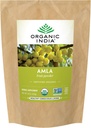 ORGANISK INDIA Amla pulver - Amalaki indisk Gooseberry, immunstøtte, C-vitamin til immunsystemet, Vegan, Ayurvedic superfood, Antioxidanter, Non- GMO, Amla pulver til hårvækst, Organic - 1 Lb