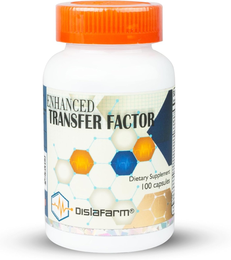 Transfer Factor Enhanced, 100 naturlige kapsler, immunforsvar - Transfer Factor Multi Immun fra Cow Colostrum, Egg Yolk & Special Blend of Mushrooms