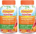 Emergen- C C-vitamin Gummies, Kosttilskud til immunforsvar, tangerin, Watermelon og sour Apple Flavor - 45 Greve x 2 (pakke med 2)