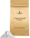 PURE ORIGINALSKE INGREDIENSER L- alanin pulver (2 LB) Lab Verified, Altid Pure, Ingen Fillers eller tilsætningsstoffer