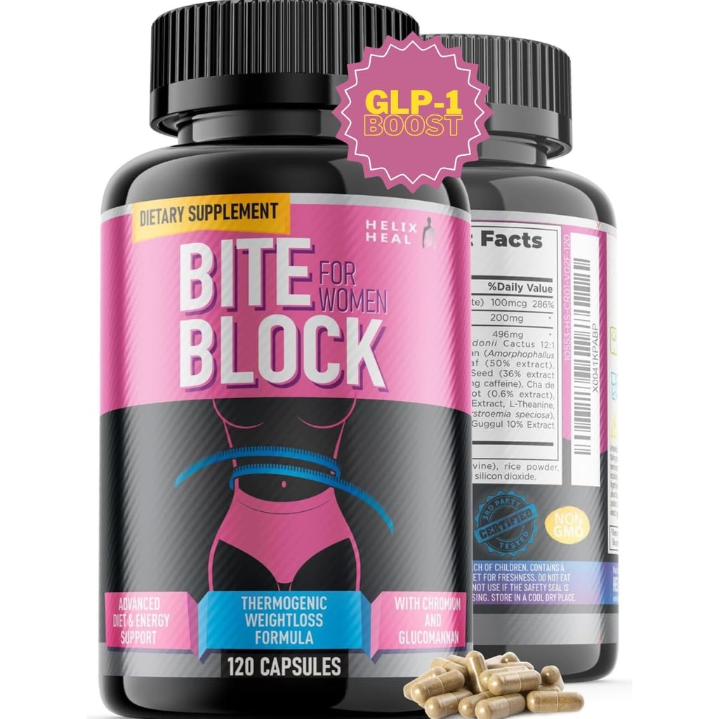 Appetite suppressant for vægttab kvinder - piller til at Bloating Relief & Carb Blocker, Termogen Belly Fat Burner w / Chrom Koffein Glucomannan - Diet Pills arbejde hurtigt, 240 Capsules - 4 -Måned Supply