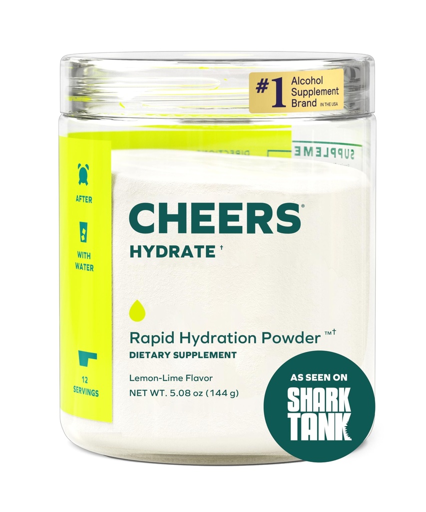 Skål Hydrate Mex124; Oral Rehydration Solution Mex124; Elektrolyter til hurtig Hydration Mex124; Lemon Lime Flavor Mex124; 12 Servering Mex124; Elektrolyte Supplement med natrium, kalium, glucose