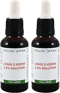 2, 2% Lugol 's Jod Solution 2x1 Fl Oz - 2x30 ml