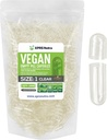 XPRS Nutra Størrelse 1 Tomme kapsler - 1000 Tomme Veganske kapsler - Vegetariske piller - DIY vegetabilsk kapsel Filling- Veggie Pill Caps til Do- It- Yourself Kosttilskud