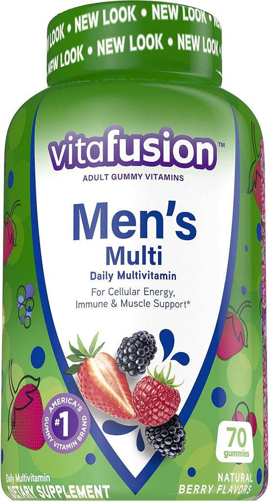 Viafusion Mænd Daglige Multivitamin Gummy 70 ea