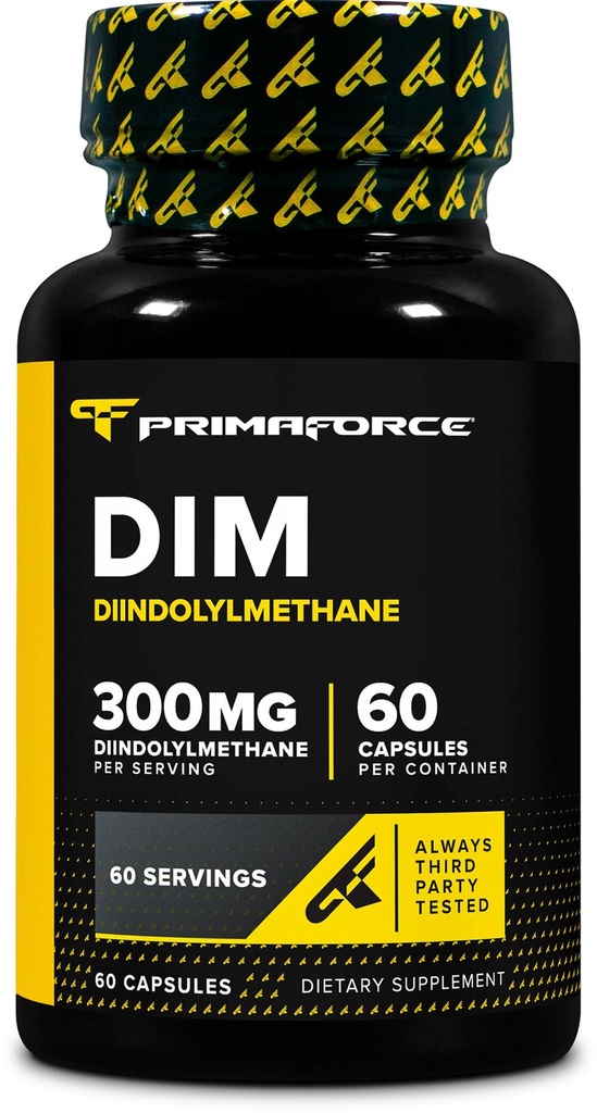 Primaforce DIM supplement (Diindolylmethan) 300mg, 60 kapsler