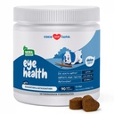 Eye Support til hunde - 90 bløde kokke - Hundetillæg til Vision, Eye Vitamin til hunde, med Cod Lever Oil Antioxidant, Hund Omega tillæg, Omega 3 EPA og DHA fedtsyrer.
