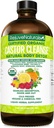 RejuveNaturals Castor Cleanse ™ - USDA Organic Castor Oil, Chlorella, Spirulina, Roots & Greens for Wellness, fordøjelsesstøtte, Daily Balance. 3-måneders levering Gut Cleanse Detox for kvinder & mænd - 16oz.