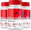 (3 Pack) Glucobio Capsules, Gluco Bio Advanced Glyco Support Formula Pills, Glucobio Extra Strength Supplement, Glucobio Natural Ingredients Glycogen Support, Gluco Bio Glycogen Reviews (180 Capsules)