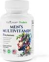 Mænds Multivitamin & Mineral Complex med Plant- baserede ekstrakter - Multivitamin til mænd forbedrer den samlede sundhed, Antioxidant & Natural Body Support - 60 kapsler - 30 dages forsyning