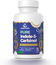 I3C Indole- 3- Carbinol 400mg per kapsel - 60 Gastrobeskyttende kapsler, Pure Indole 3 Carbinol, bedste alternativ til DIM kosttilskud, Vegan non- GMO Hormone Balance for kvinder og mænd