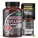 Ultra Muscle Builder tillæg med L- Arginin & Tribulus - Sportstræning support - 150 kapsler (150- Day Supply)