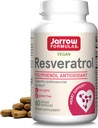 Jarrow Formulas ® Resveratrol 100 mg, Kosttilskud, Antioxidant Support til kardiovaskulær funktion, 60 Veggie kapsler, 60 dages forsyning