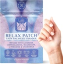 Laki Naturals Relax Patch (Pack of 8) | Natural Plant-Based Ingredients for Stress and Worry | Calming Formula for Better Sleep