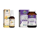 Livets have Organics Vegan Vitamin D3 Spray 1000 IE, Zinktilskud 30mg - C-vitamin, immunforsvar og hudsundhed