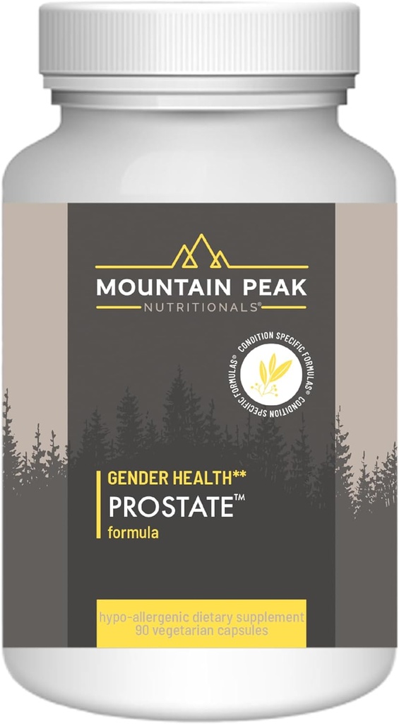 Mountain Peak Nutritionals Prostate Supplement - Supports Bladder Function & Metabolism - Prostate Support Supplement for Men with Saw Palmetto Extract, Pygeum (90 Vegetarian Capsules)