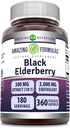 Amazing Formulas Sambucus Black Elderberry Budd124; 300 Mg Extract 10: 1 (3000 Mg Ækvivalent)