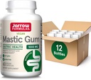Jarrow Formulas Mastic Gum 1000 mg, Kosttilskud til Gastrointestinal Health Support, 60 Veggie Capsules, 30 Day Supply, (pakke med 12)