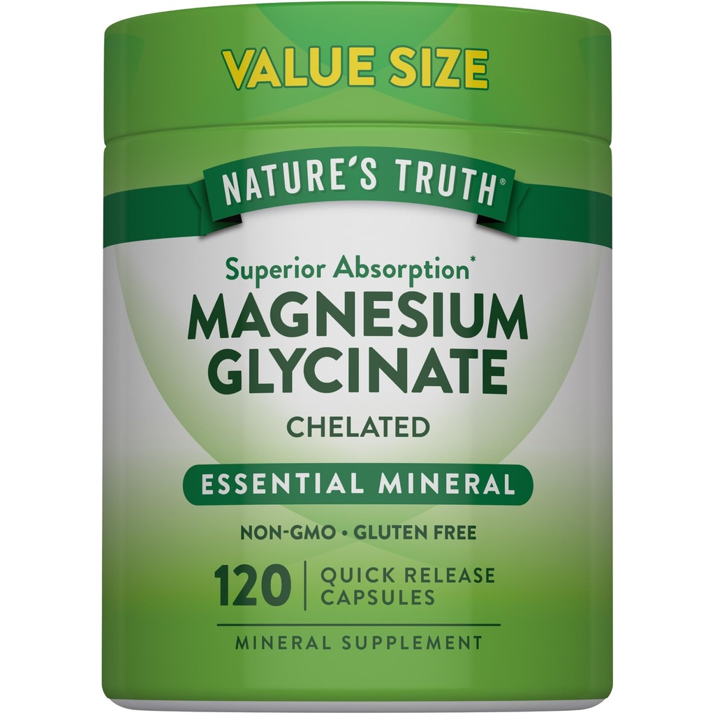 Nature 's Truth Magnesium Glycinate 200mg