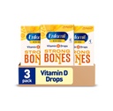 Enfamil Baby-vitamin D- Vi- Sol D-vitamin Liquid Supplement dråber til spædbørn, Støtte stærke tænder & knogler i nyfødte babyer, Easy- to- brug, Gluten- Free, 50 ml dråbetæller flaske, pakke med 3