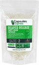 XPRS Nutra Delayed Release Størrelse 2 Tomme kapsler - 100 Grev klar tom Vegansk kapsler - Vegetariske piller - selv vegetabilsk kapsel Fyldning - Fyldelig Veggie Gel Caps til Do- It- Yourself Kosttilskud