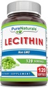 Pure Naturals Lecithin 1200 mg Softgels Supplement Note 124; High Potency