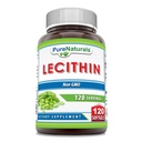 Pure Naturals Lecithin 1200 mg Softgels Supplement Note 124; High Potency