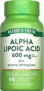 Nature 's Truth Alpha Lipoic Acid 600mg