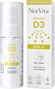 Vitamin D3 Spray 4000 IE (215 Servere) - Høj Absorption, Vegan, Understøtter ben & immunforsvar, Calcium Absorption - Daglig oral D-vitamin Spray