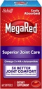 Omega-3 Krill Oil and Joint Supplement - Megared Joint Care 60 softgel - EPA / DHA fedtsyrer, Antioxidanter, Hyaluronsyre, Ingen fiskebøvs eftersmag som med Fish Oil
