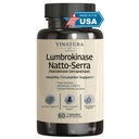 VINATURA Lumbrokinase, Nattokinase 2000FU & Serrapeptase - USA Made & Tested, Circulations Supplements of Nattokinase Serrapeptase (Natto- Serra), Rutin, Beetroot, Lumbrokinase Supplement