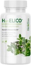 Herbelico ® - Wild Oregano, Thyme & Summer Savory Essential Olies Mediterranean Blend, 60 Kapsler, Herbal Supplement adresser H. Pylori, Acid Reflux, Heartburn, Non- GMO & Gluten Free