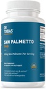 Dr. Tobias Saw Palmetto Supplement, understøtter urinvejssygdomme, Hormonal balance, prostata sundhed, & hår vitalitet, Saw Palmetto for mænd og kvinder, 500mg Per Servering - 100 kapsler, 100 Servering