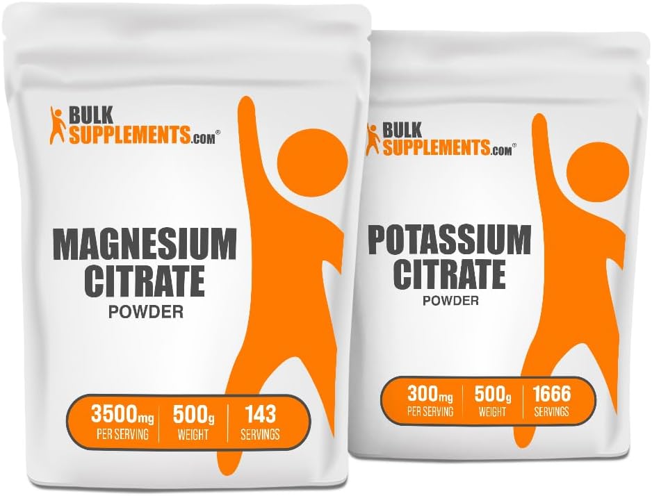 Magnesium Citrate 500g + Kalium Citrate 500g Bundle
