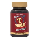 NaturePlus Ultra T Mand, udvidet udgivelse - 60 Bi- lagdelte tabletter - Understøtter Muscle Gain - Vegetarisk, Gluten Gratis - 30 Servering
