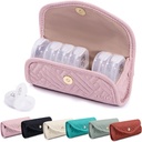 BAGSFY Weekly Pill Organizer 2 gange om dagen i en sød stof pille sag, Medicine Bag, AM PM Pill Box 7 dag, Portable Medicin rejse sag for piller, vitaminer, fiskeolier, kosttilskud.