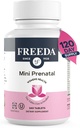 FREEDA Mini Prenatal Vitamin - Kosher Prenatals -Tiny Easy to Swallow Tablets - Prenatal Vitamins with Iron, Prenatal Folic Acid/Folate, Vitamin D - Pre Natal Multivitamin for Pregnant Women (240)