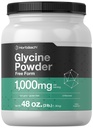 Horbäach Glycine Powder 3 lbs • 124; Free Form Supplement • 124; Unflavored Powder • 124; Vegetar, Non- GMO, Gluten Free