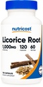 Nutricost Lakrids Root 500mg, 120 kapsler - Non- GMO, Gluten Free
