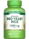 Nature 's Truth Red Yeast Rice Kapsler 1200 mg