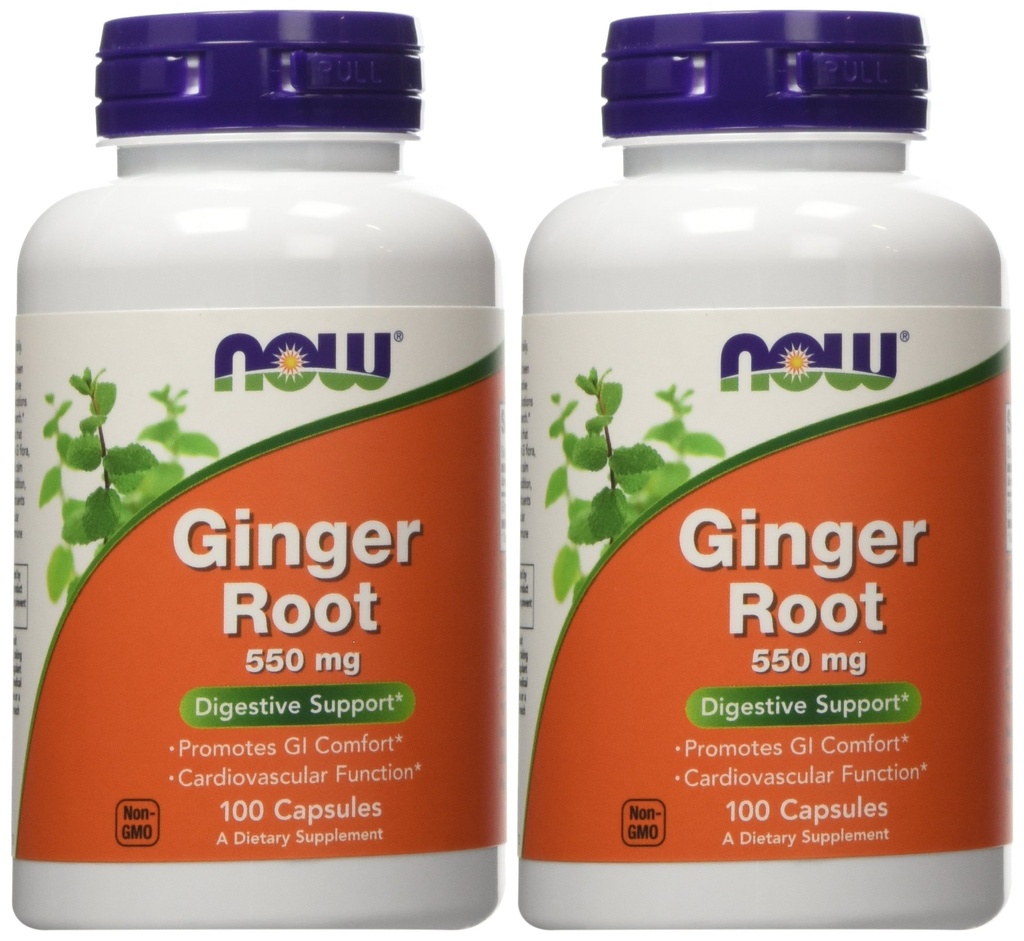 Ingefær Root 550mg 100 kapsler (pakke med 2)