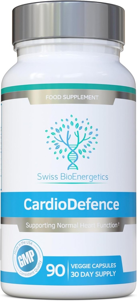 KardioDefence - 90 kapsler - en præcis balance af CoQ10, D- Ribose, Acetyl L- Carnitin, B Vitaminer og MCT at bidrage til den normale funktion af hjertet og reducere træthed og træthed