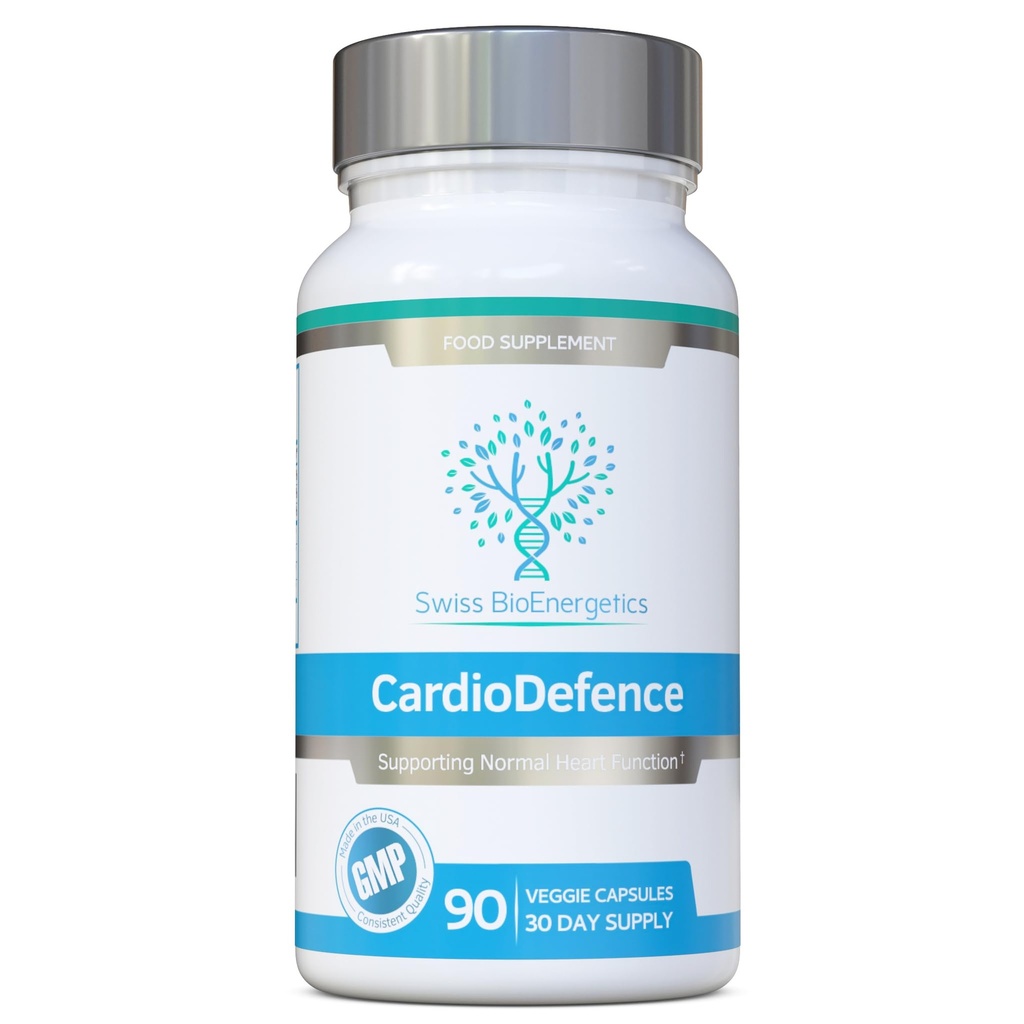 KardioDefence - 90 kapsler - en præcis balance af CoQ10, D- Ribose, Acetyl L- Carnitin, B Vitaminer og MCT at bidrage til den normale funktion af hjertet og reducere træthed og træthed