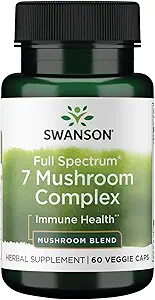 Swanson Full Spectrum 7 Mushroom Complex 60 Veg kapsler