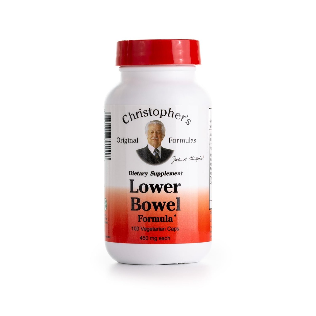 Christopher 's Original Formulas Lavere tarm Cleanse Formel Kapsler - Urte Laxative Colon Cleanse og Gut Cleanse 100 ct.