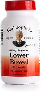 Christopher 's Original Formulas Lavere tarm Cleanse Formel Kapsler - Urte Laxative Colon Cleanse og Gut Cleanse 100 ct.