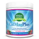 Calcium Magnesium Powder Supplement - CalMag Plus med vitamin C & D3 - Gluten Free, Non GMO, Wild Berry Flavor - Natural Call & Stress Relief Cal Mag Drink - Natural Calcium & Magnesium Powder